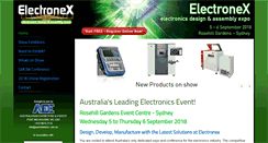 Desktop Screenshot of electronex.com.au